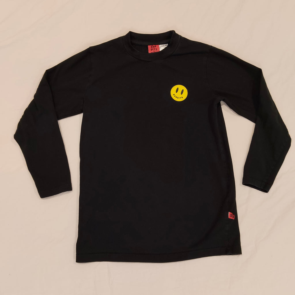 BAND OF BOYS Long Sleeve Bandits Black Top Size 10 Boys