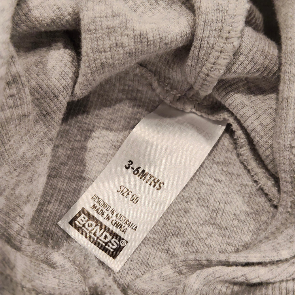 BONDS hoodie grey Size 3-6M Baby