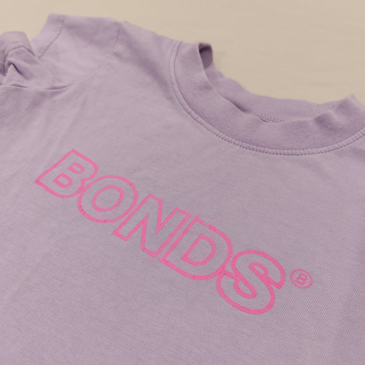 BONDS bodysuit lilac short sleeve Size 6-12M Baby Girls