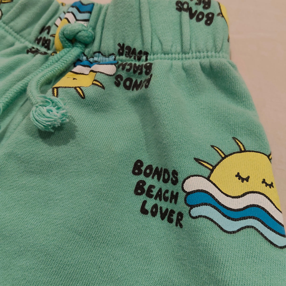 BONDS Track Pants 'Bonds Beach Lover' Size 3-6M Baby