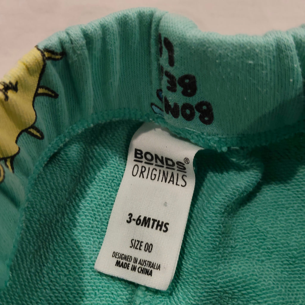 BONDS Track Pants 'Bonds Beach Lover' Size 3-6M Baby