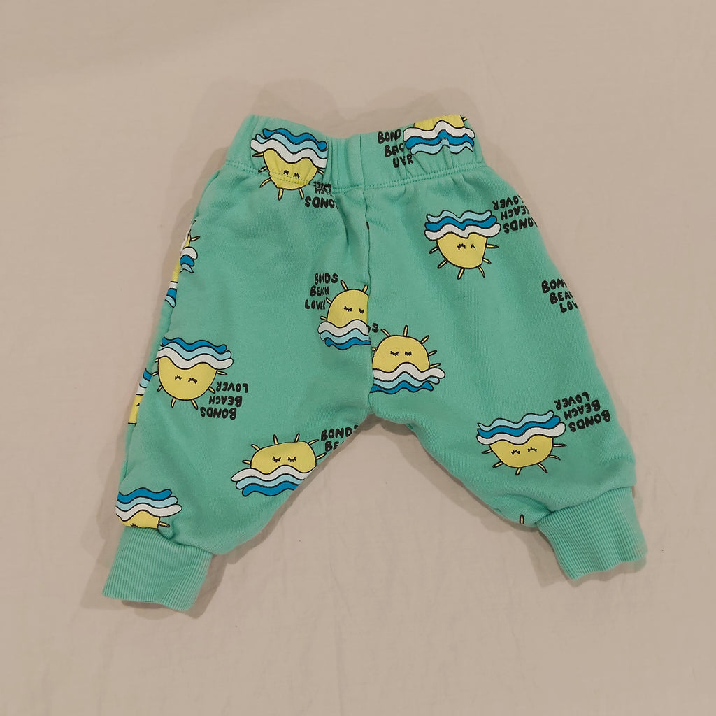 BONDS Track Pants 'Bonds Beach Lover' Size 3-6M Baby