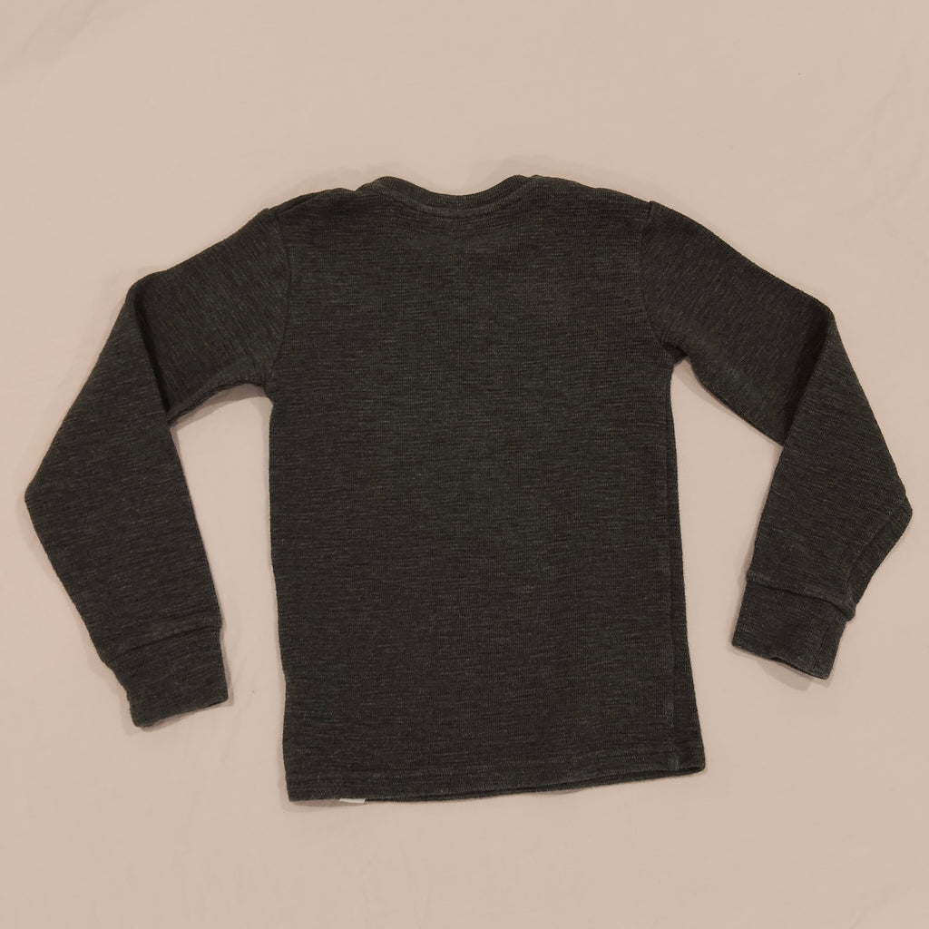 COUNTRY ROAD Cotton Blend Slub Texture Henley Size 10 Boys