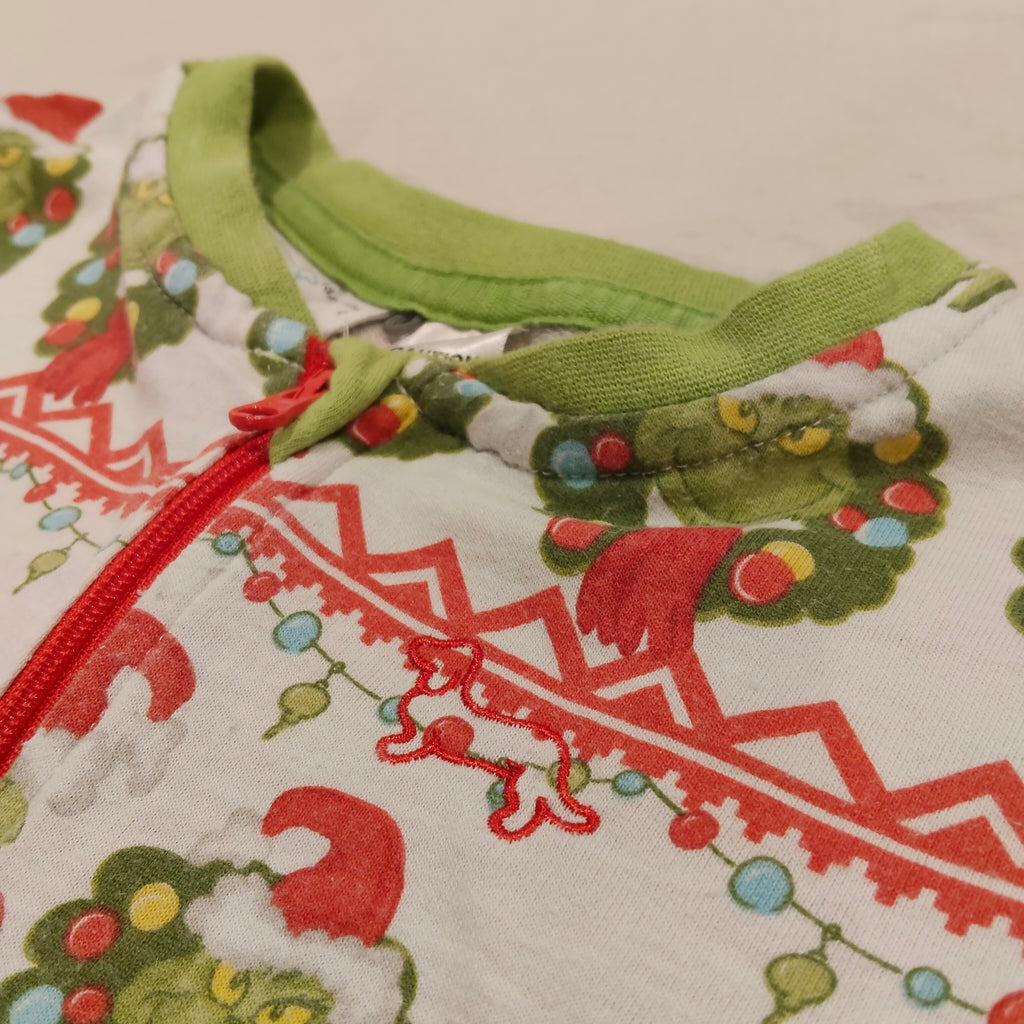 PETER ALEXANDER Christmas Grinch Romper Size 18-24M Baby