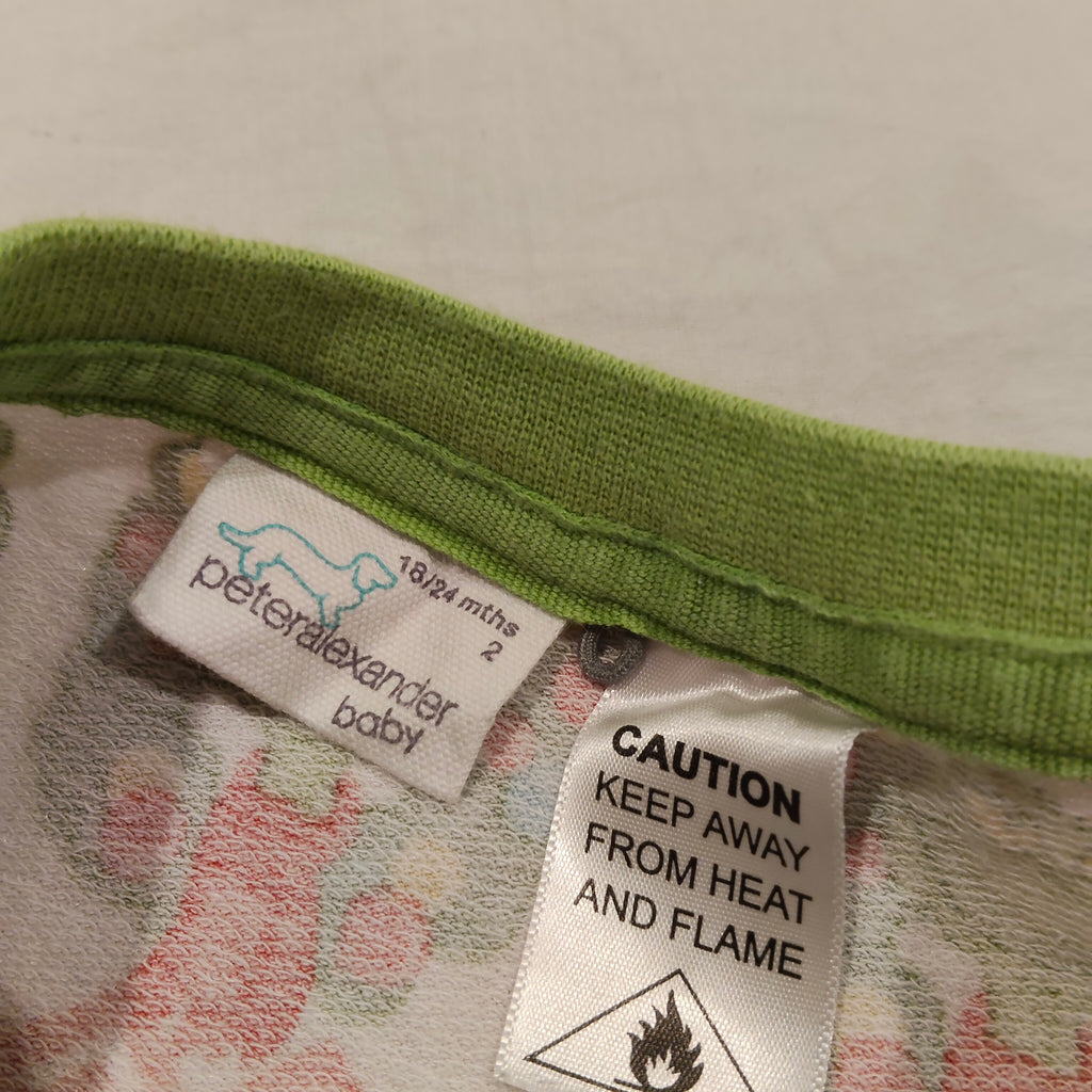 PETER ALEXANDER Christmas Grinch Romper Size 18-24M Baby