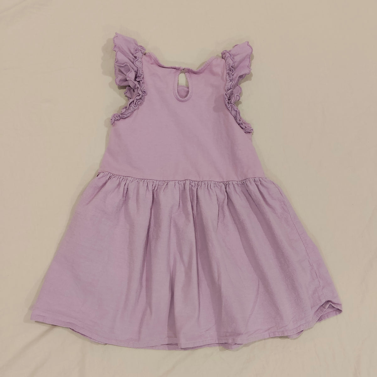 SEED Dress Size 5 Girls Lilac Short Sleeve