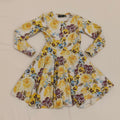 ROCK YOUR KIDS Dress Size 7 Girls Long Sleeve 'Pansy Floral Print'