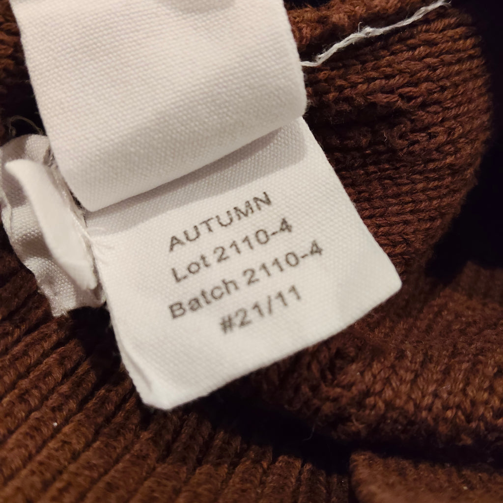 JAMIE KAY Ben Pant / Knit Overalls in Brown Size 2YRS