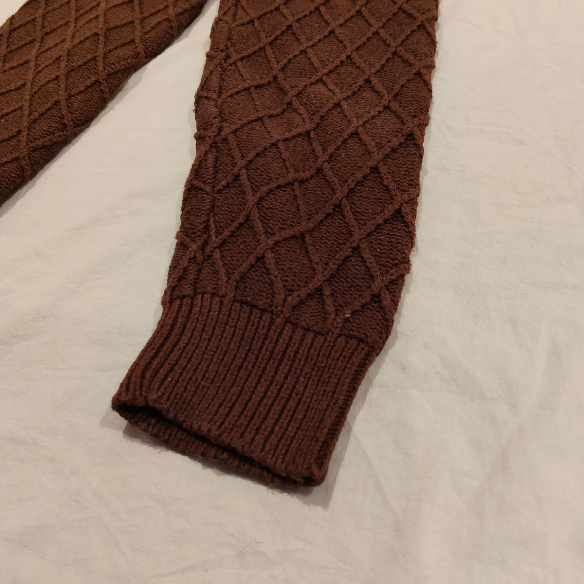 JAMIE KAY Ben Pant / Knit Overalls in Brown Size 2YRS