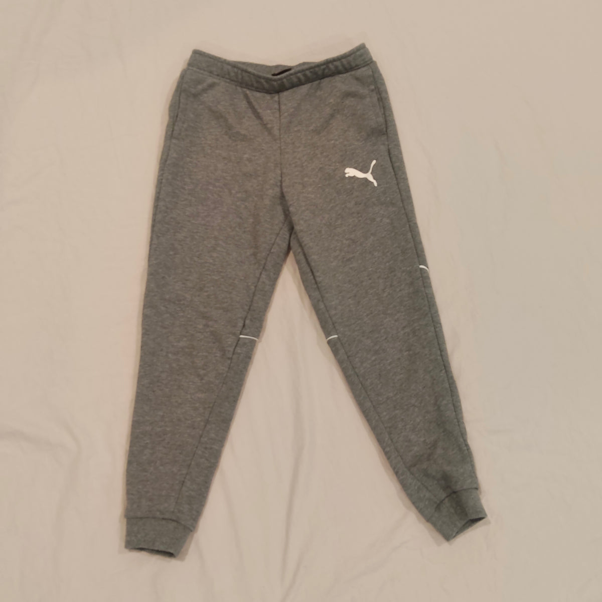 PUMA Track Pants Size 7-8Y Boys Grey