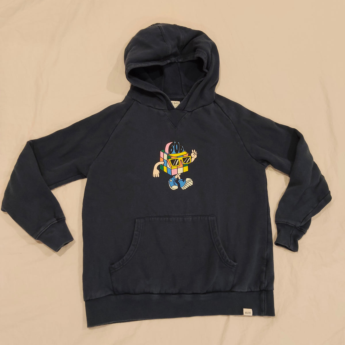BAND OF BOYS Hoodie Size 12 Boys Navy