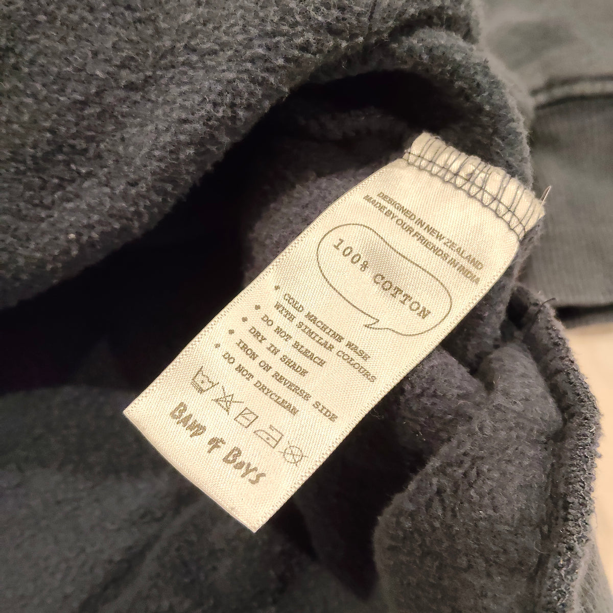 BAND OF BOYS Hoodie Size 12 Boys Navy