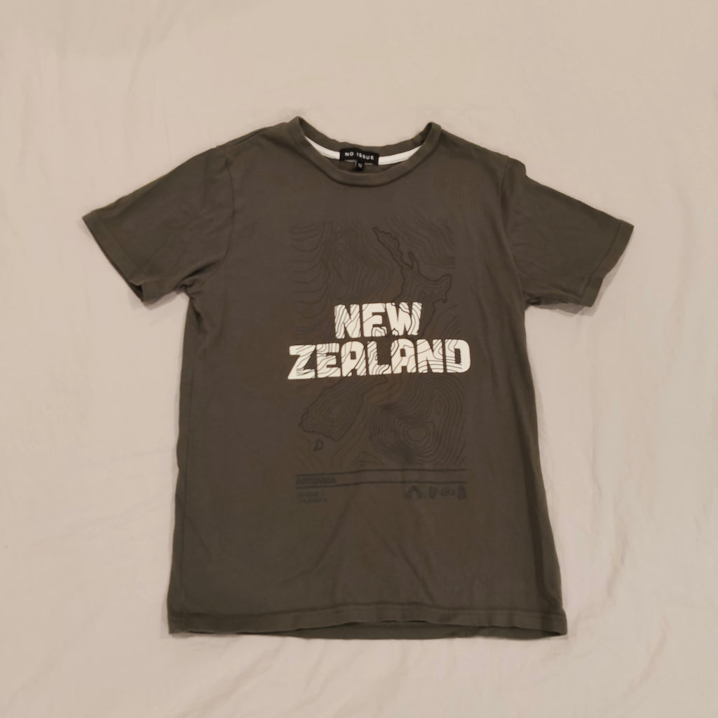 NO ISSUE Tee Size 12 Boys 'New Zealand' Short Sleeve