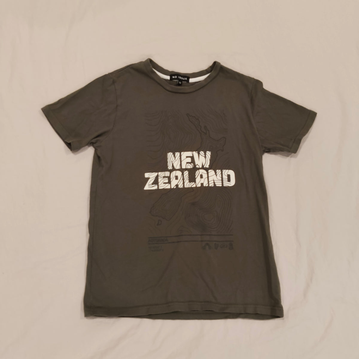 NO ISSUE Tee Size 12 Boys 'New Zealand' Short Sleeve