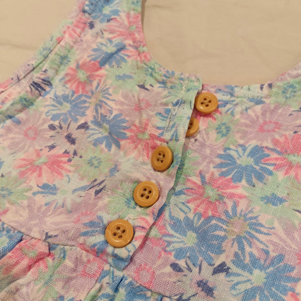 KIP&CO Romper Size 3 Girls Summer Floral