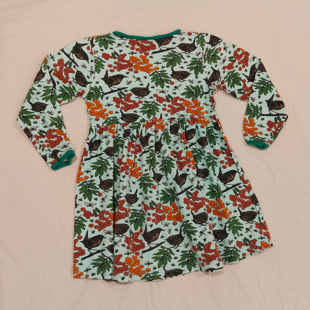 DUNS SWEDEN Rowanberry Green Dress Size 7-8YRS Girls