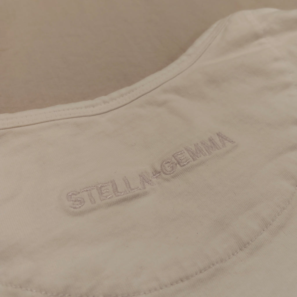 STELLA + GEMMA White Top Short Sleeve Size 7 Girls