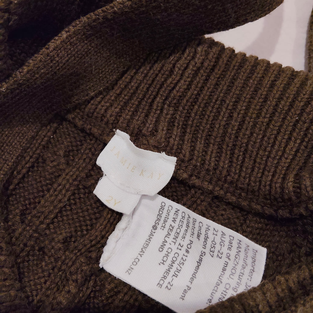 JAMIE KAY Knitted Pants Forest Size 2YRS