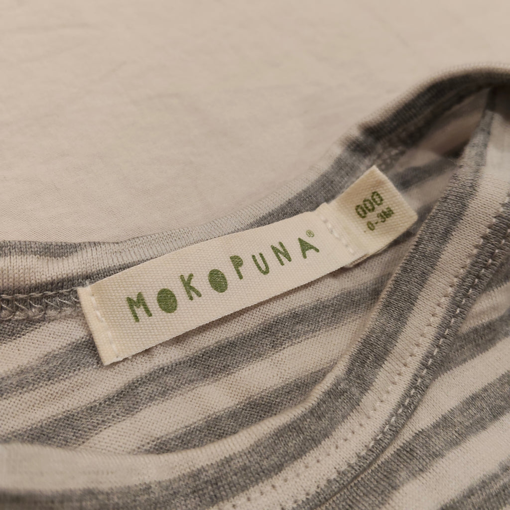 MOKOPUNA 100% Merino Singlet Bodysuit Size 0-3M Baby