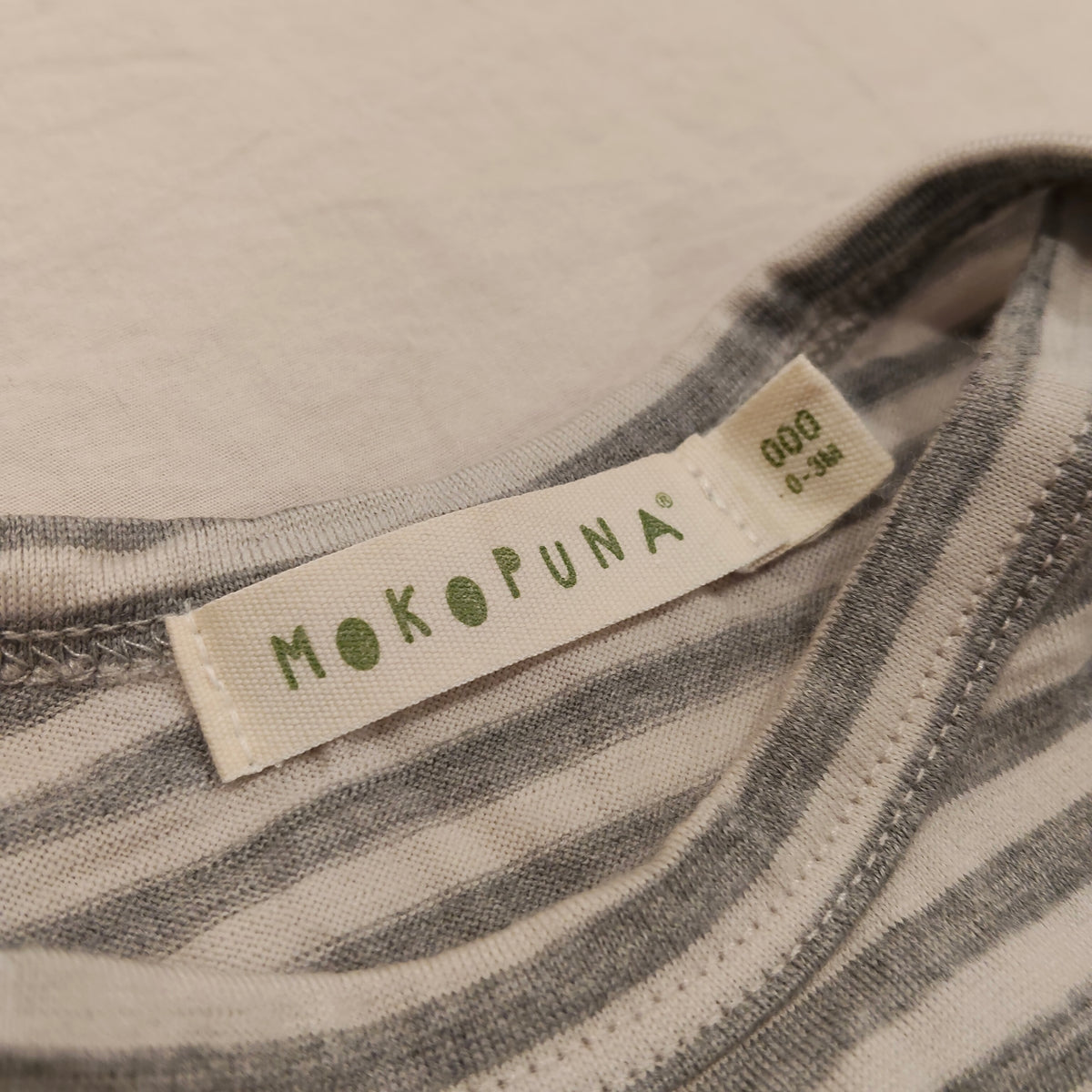 MOKOPUNA 100% Merino Singlet Bodysuit Size 0-3M Baby