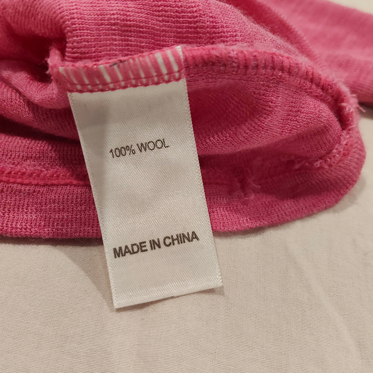Teeny Weeny MERINO Top Size 3-6M Baby Girls Pink Long Sleeve