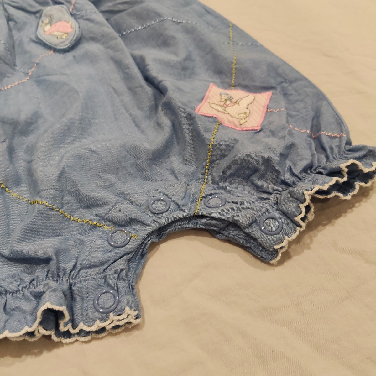 Peter Rabbit Vintage Style Romper Size 3M Baby Girls 'Jamima Puddle Duck'