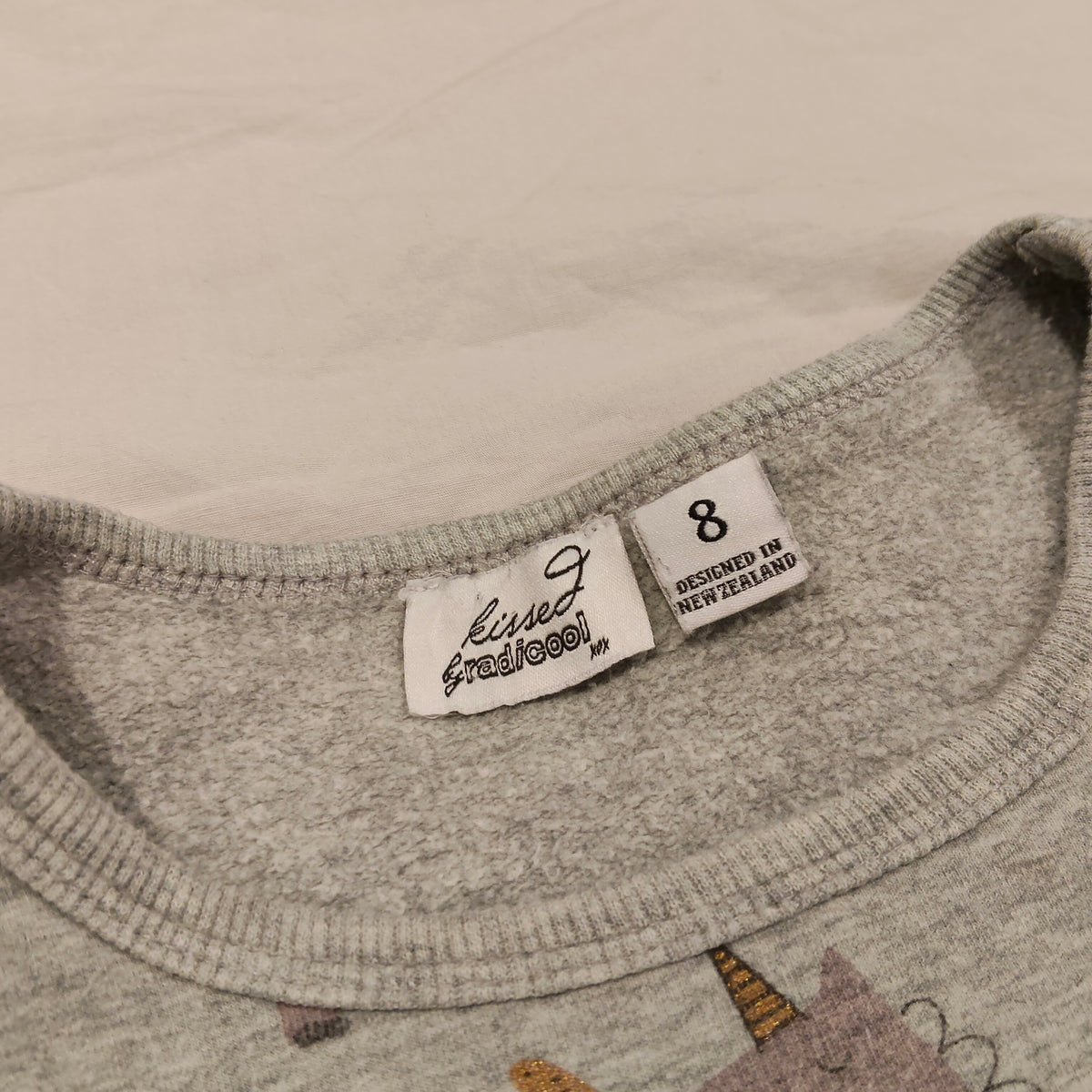KISSED by RADICOOL Dress Size 8 Girls Long Sleeve 'Unicorn'