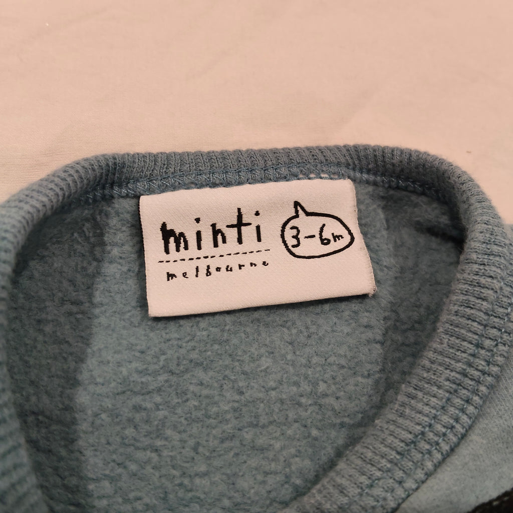 MINTI Zip Coverall Size 3-6M Baby Boys