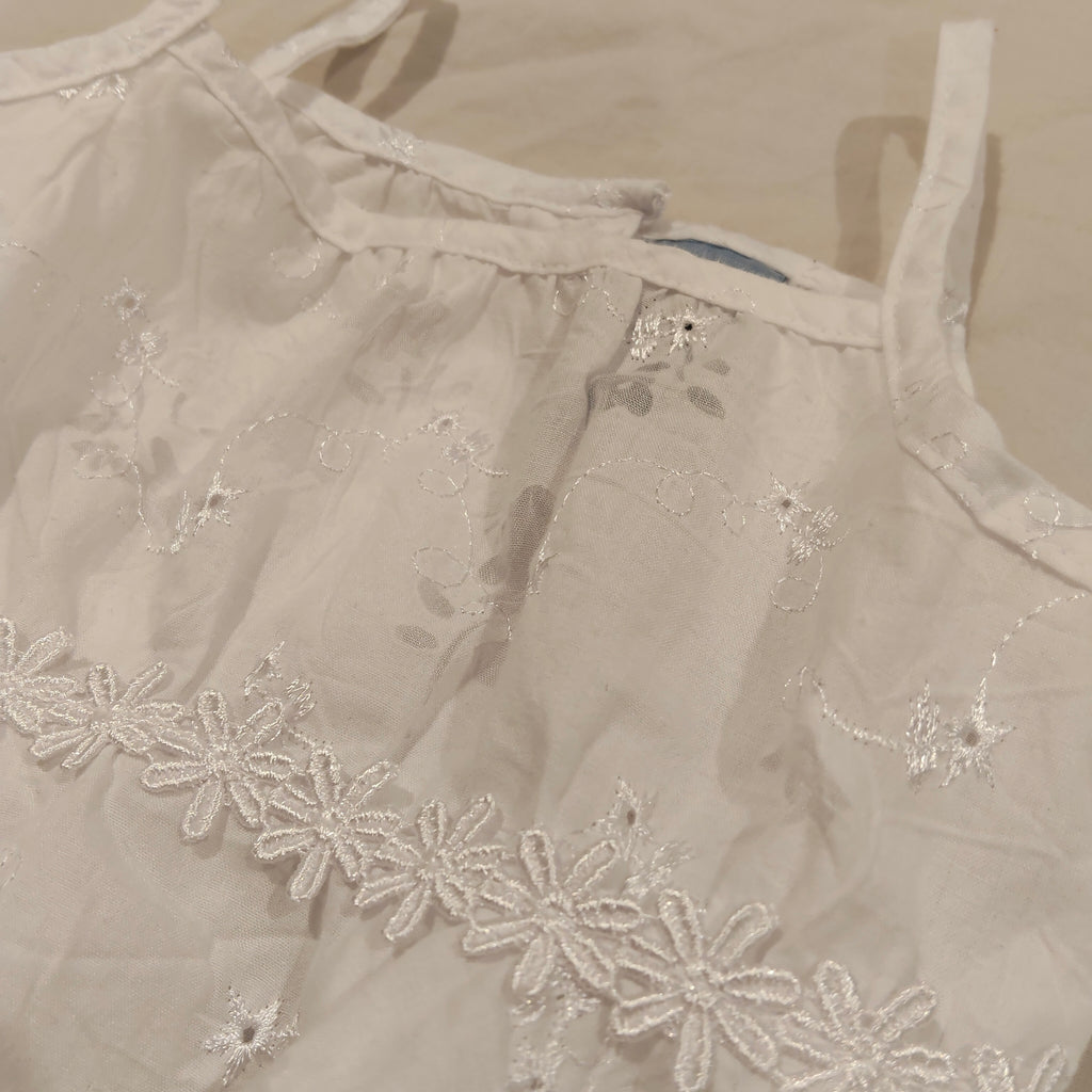 PUMPKIN PATCH White Summer Dress Size 1 Baby Girls