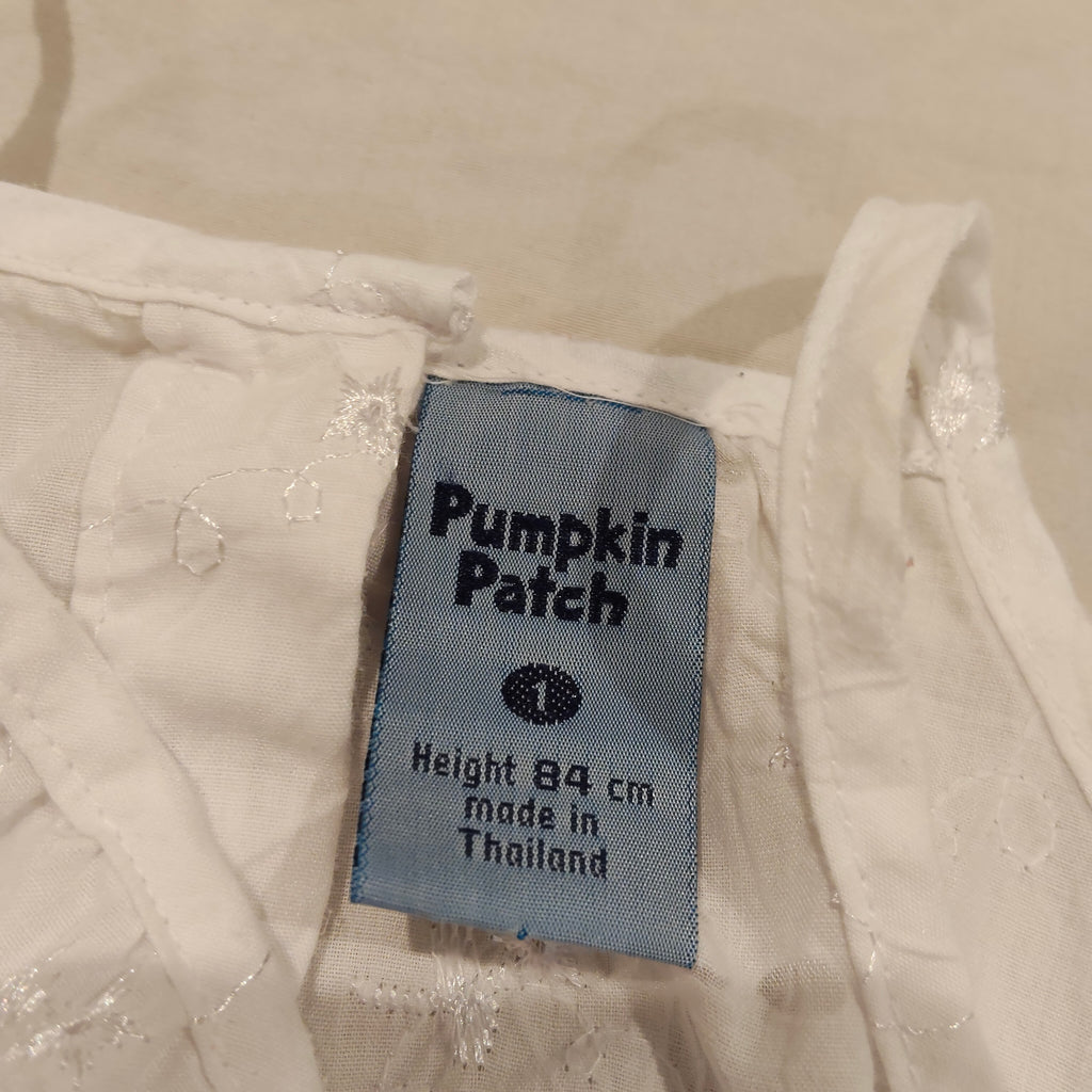 PUMPKIN PATCH White Summer Dress Size 1 Baby Girls