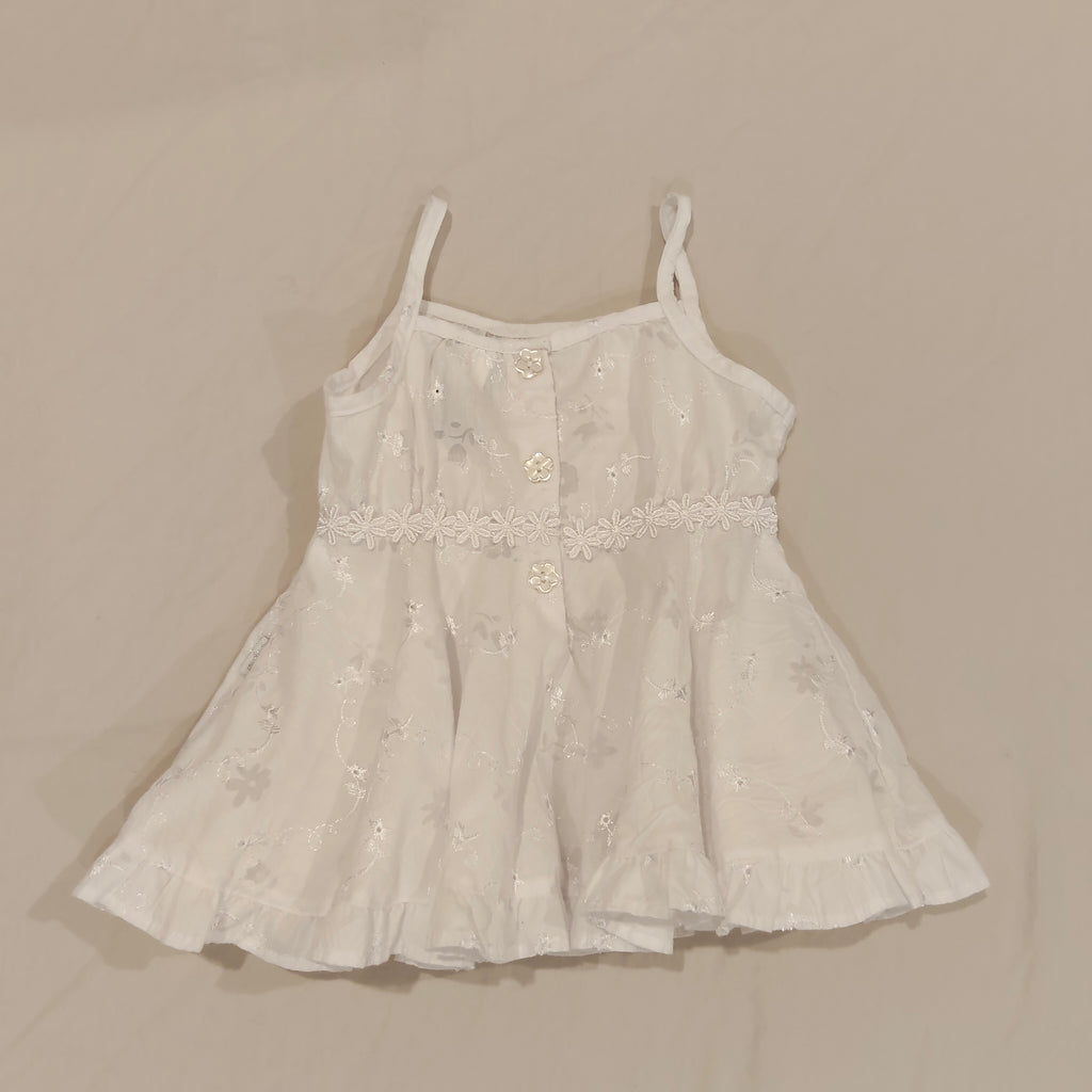 PUMPKIN PATCH White Summer Dress Size 1 Baby Girls