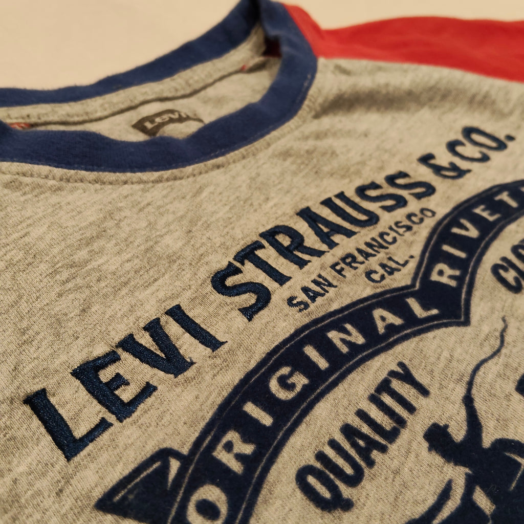 LEVIS Tee Size 7-8YRS Boys Short Sleeve
