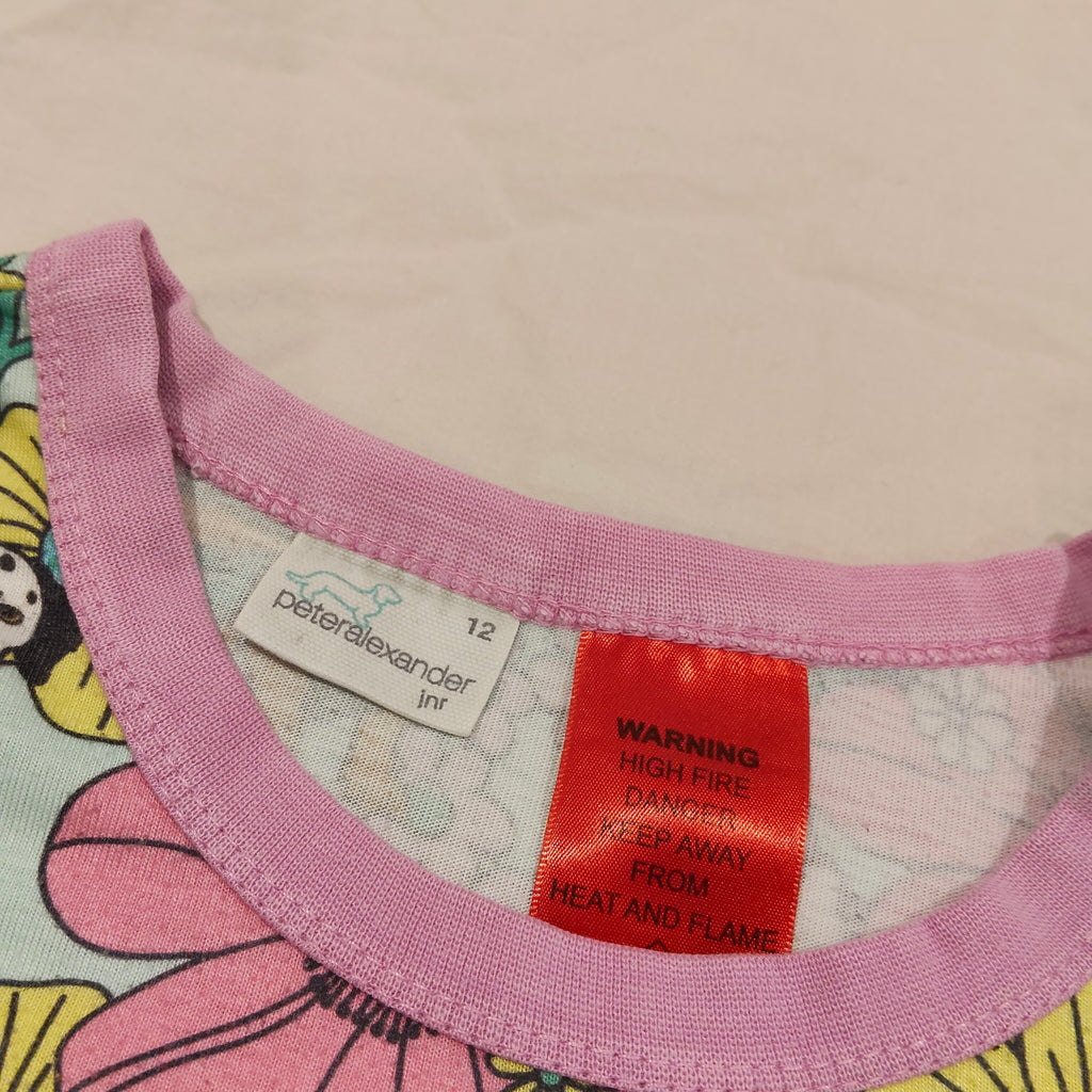 PETER ALEXANDER Sleep Dress Size 12 Girls Short Sleeve