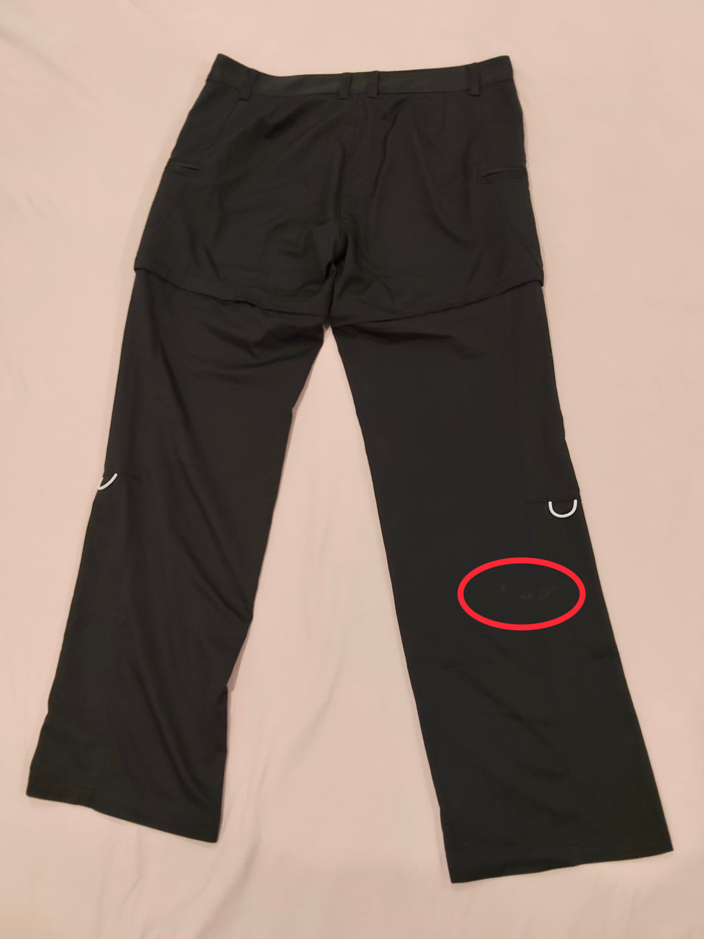 UNDER ARMOUR Convertible Pants size 42 Mens black