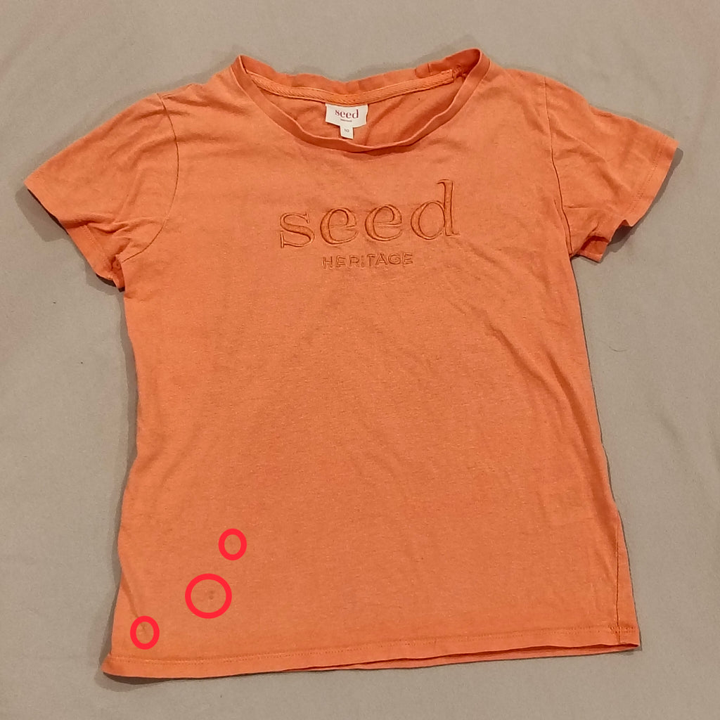 SEED top size 10 girls short sleeve