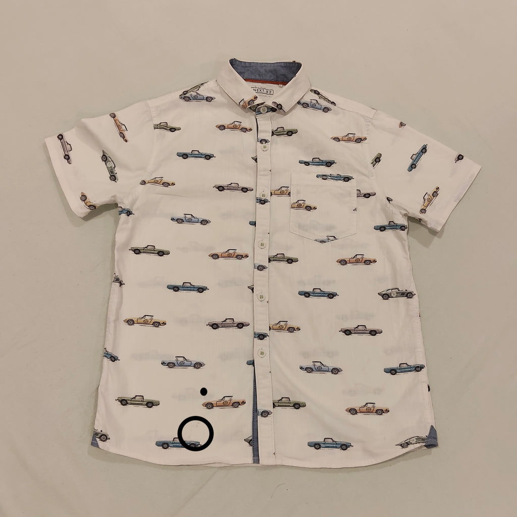 NEXT shirt size 9yrs boys short sleeve cars