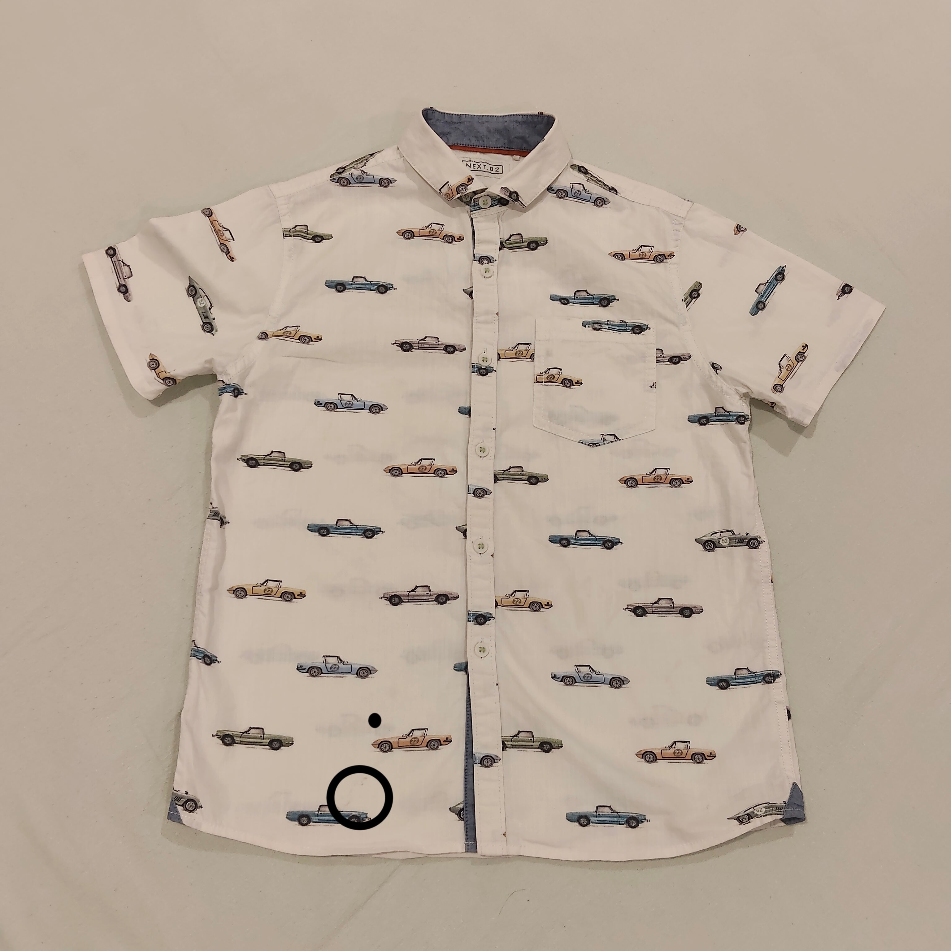 NEXT shirt size 9yrs boys short sleeve cars