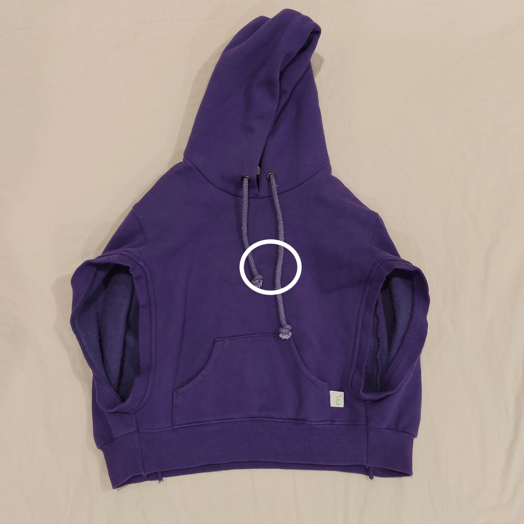 MINTI sleeveless hoodie size 4yrs girls purple