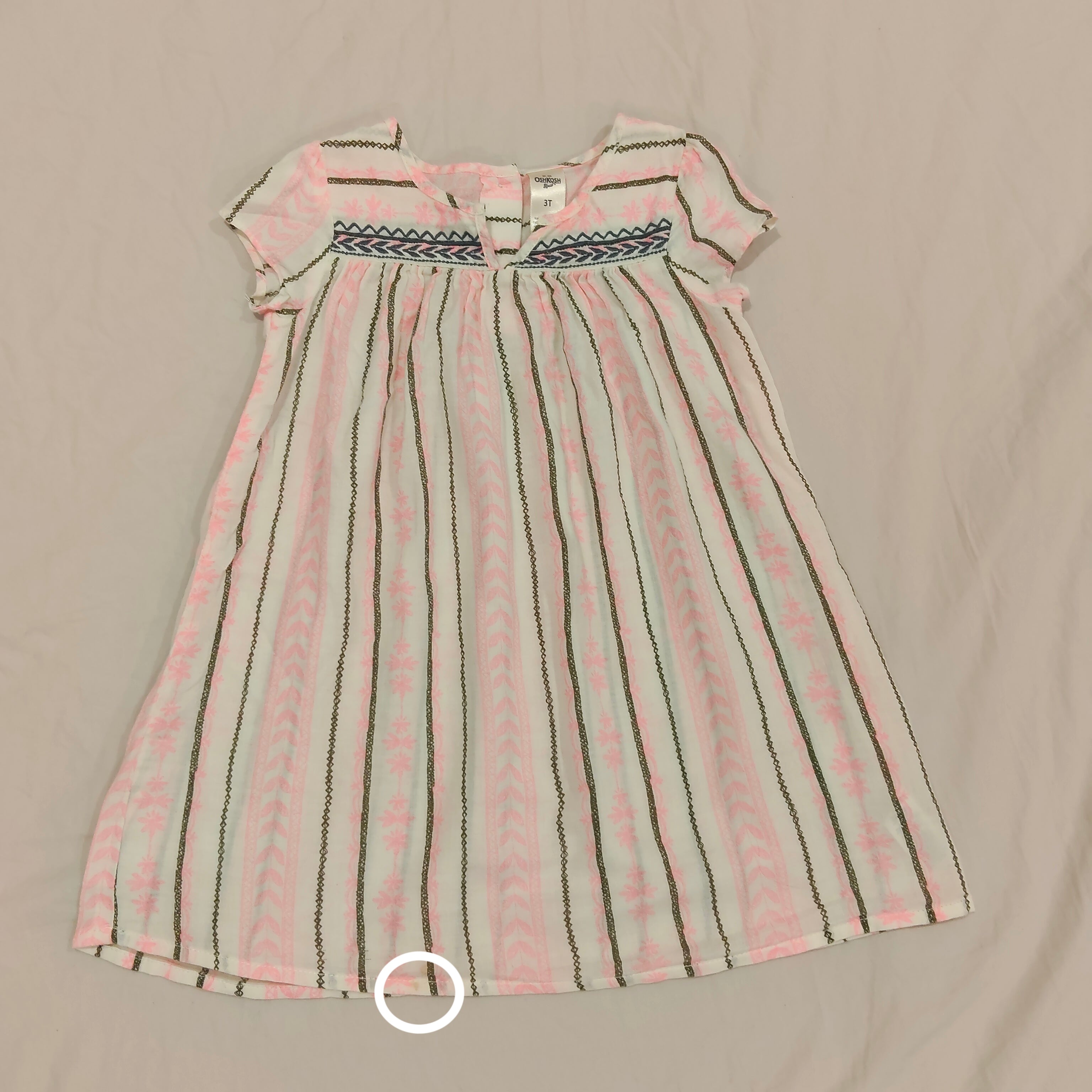 OSHKOSH B'gosh dress size 3yr girls short sleeve