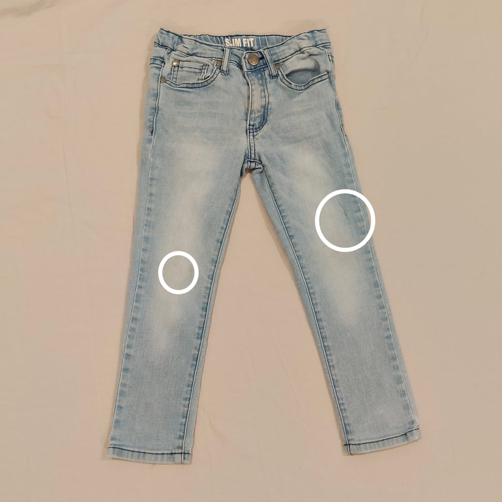 MAC + ELLIE jeans size 4yrs unisex kids Slim Fit Light Blue