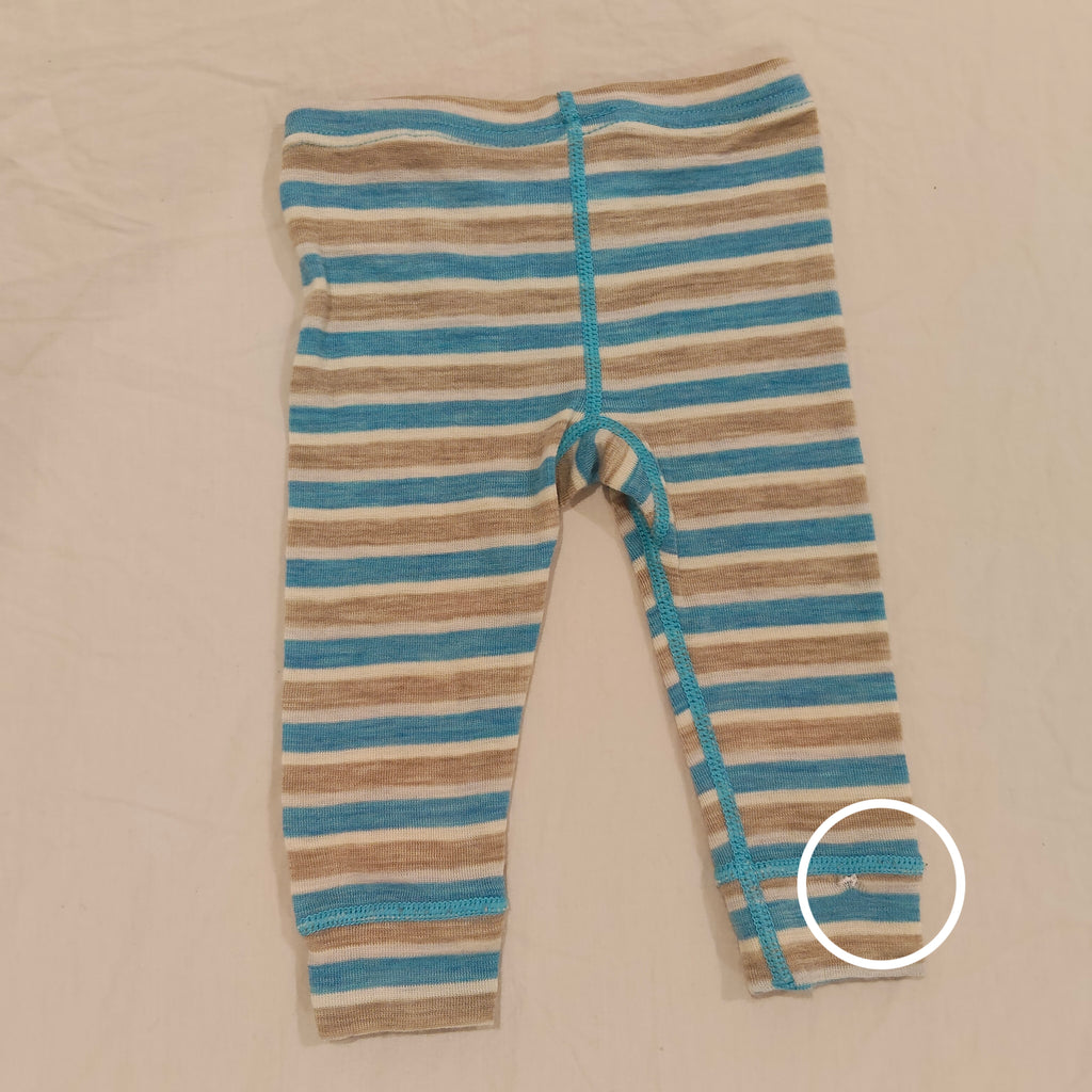 Teeny Weeny 100% MERINO leggings size 3-6m babies