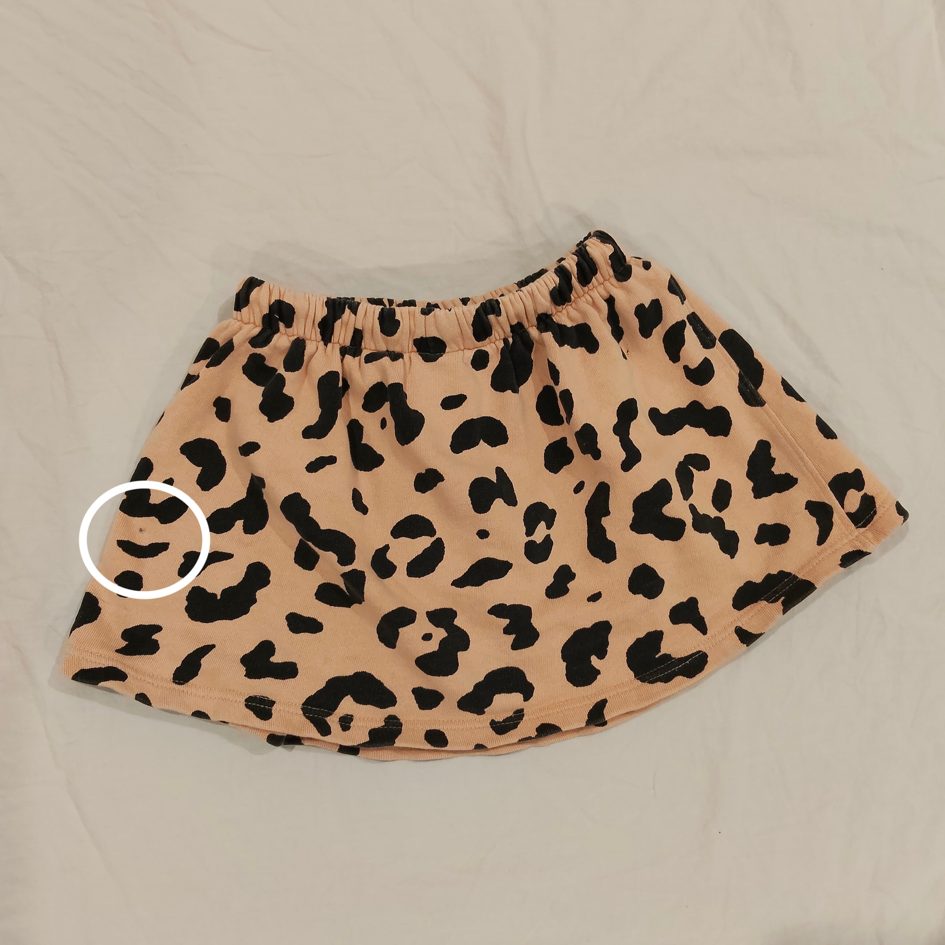 MUNSTER skirt size 5yrs Girls Leopard Print