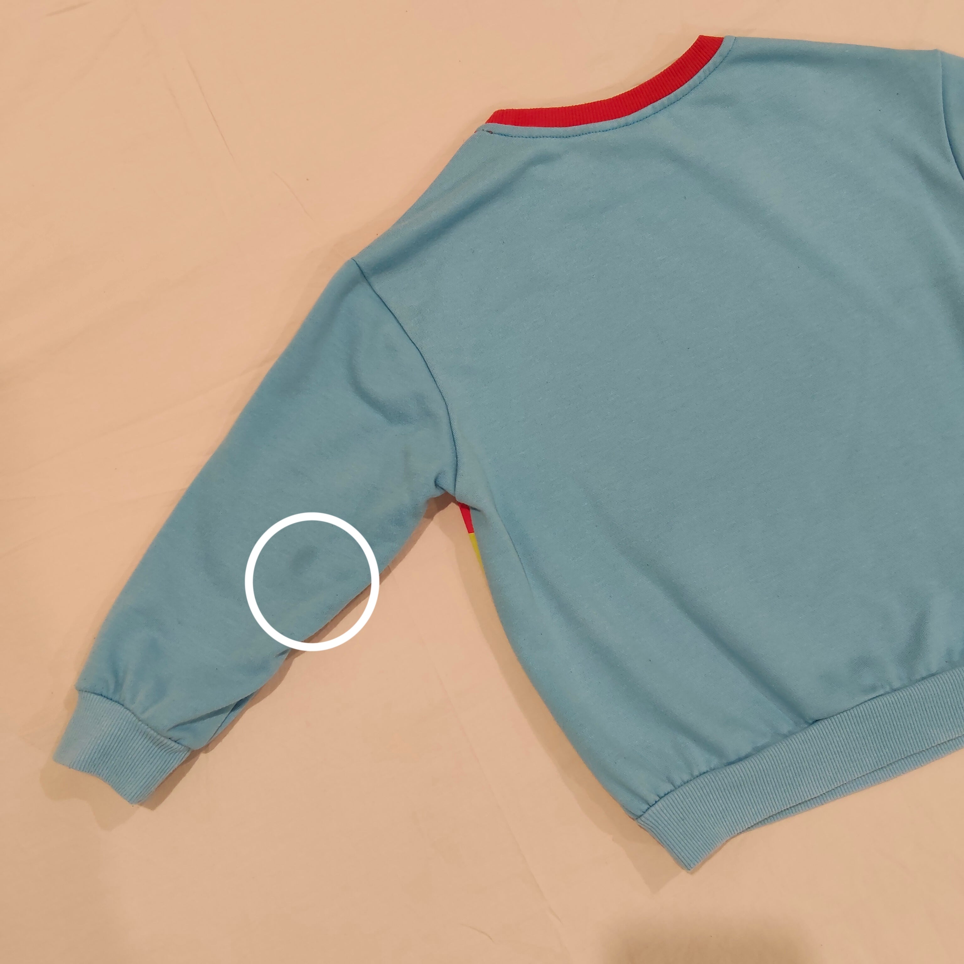 Teletubbies Jumper Size 6yrs "Tubby Custard!"