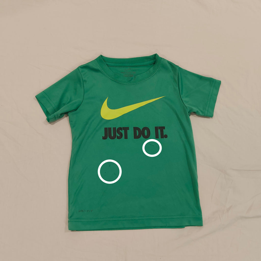 NIKE tee size 3-4y boys Just Do It short sleeve Dri-Fit