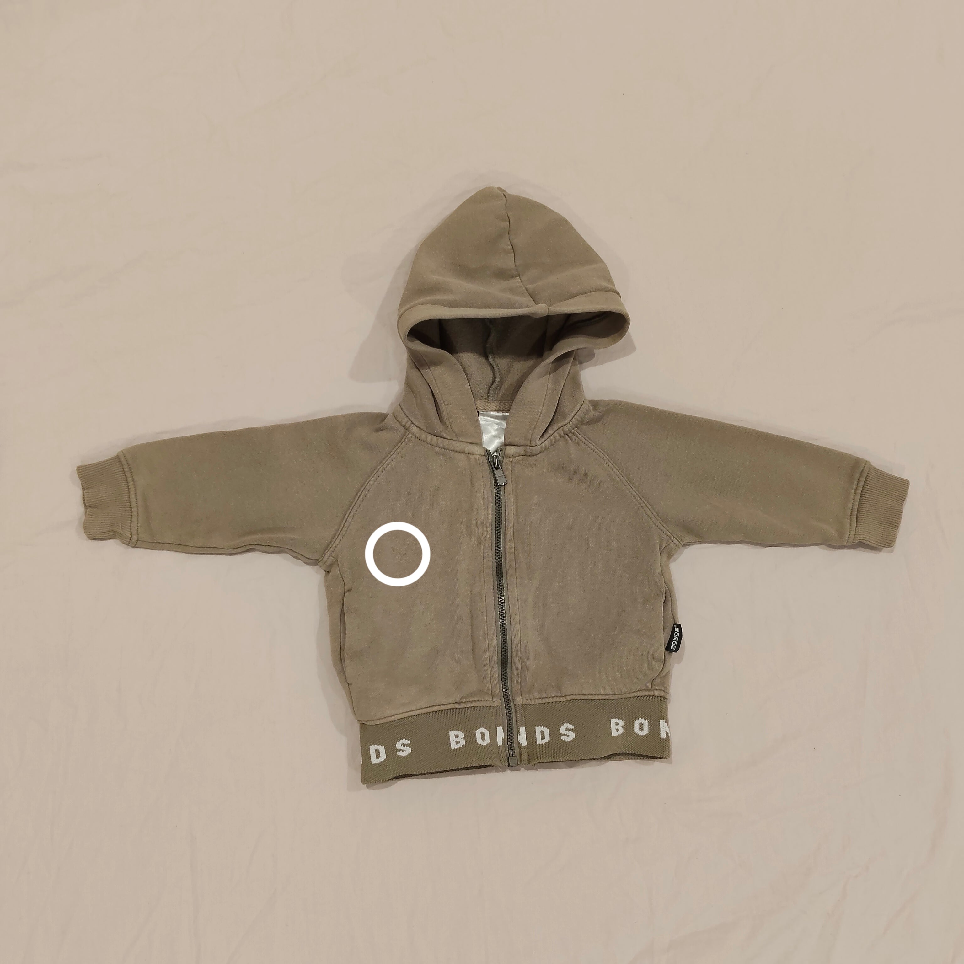 BONDS Zip Hoodie Size 6-12M Baby