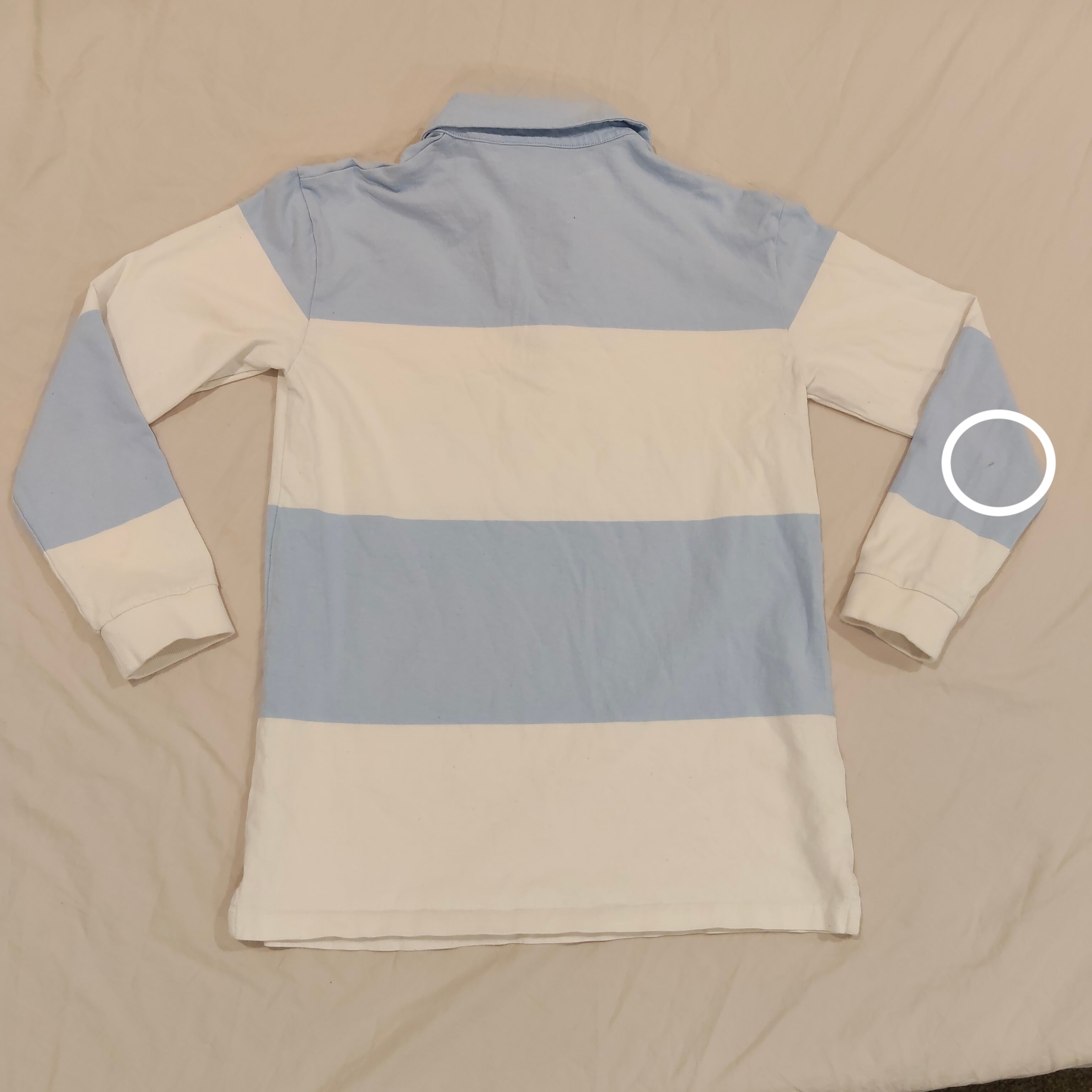 COUNTRY ROAD top size 14 Women blue/white long sleeeve