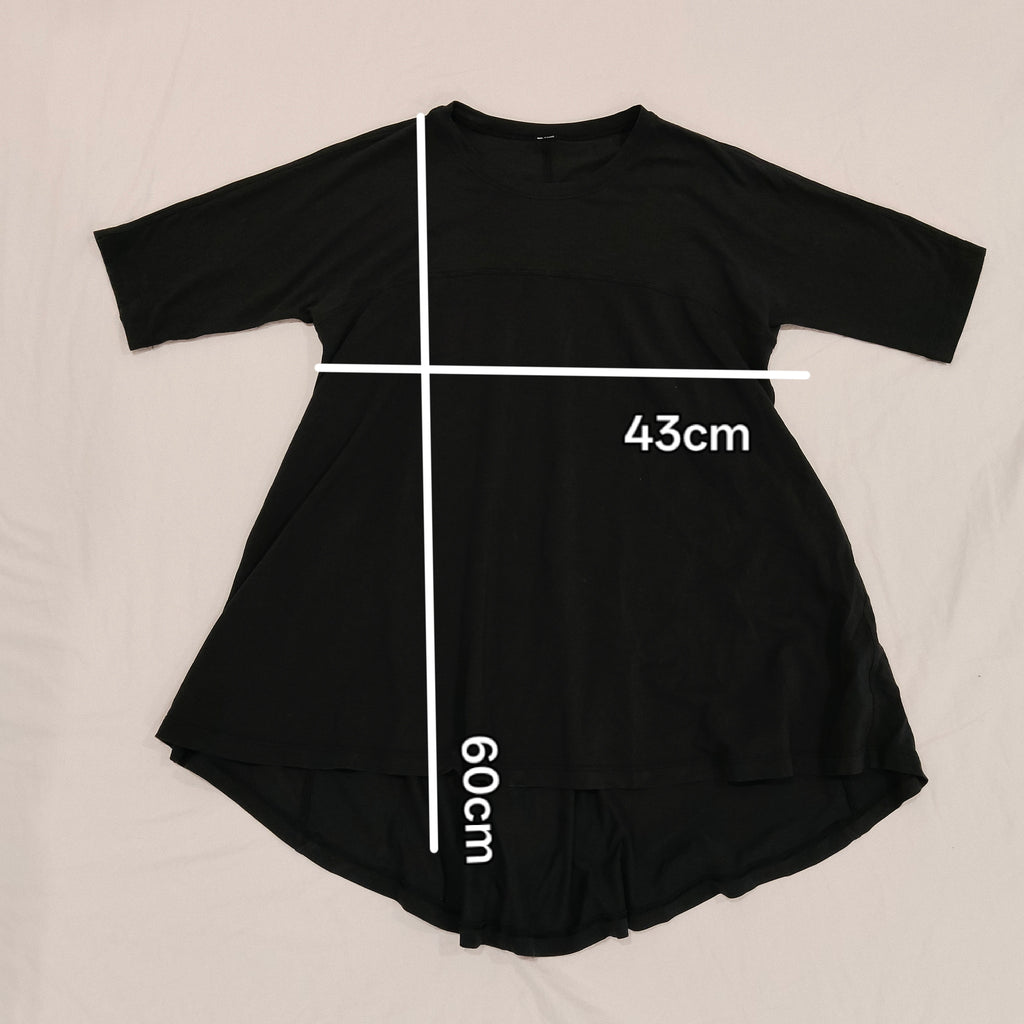 LULULEMON Top Size 10 Women Short Sleeve Black
