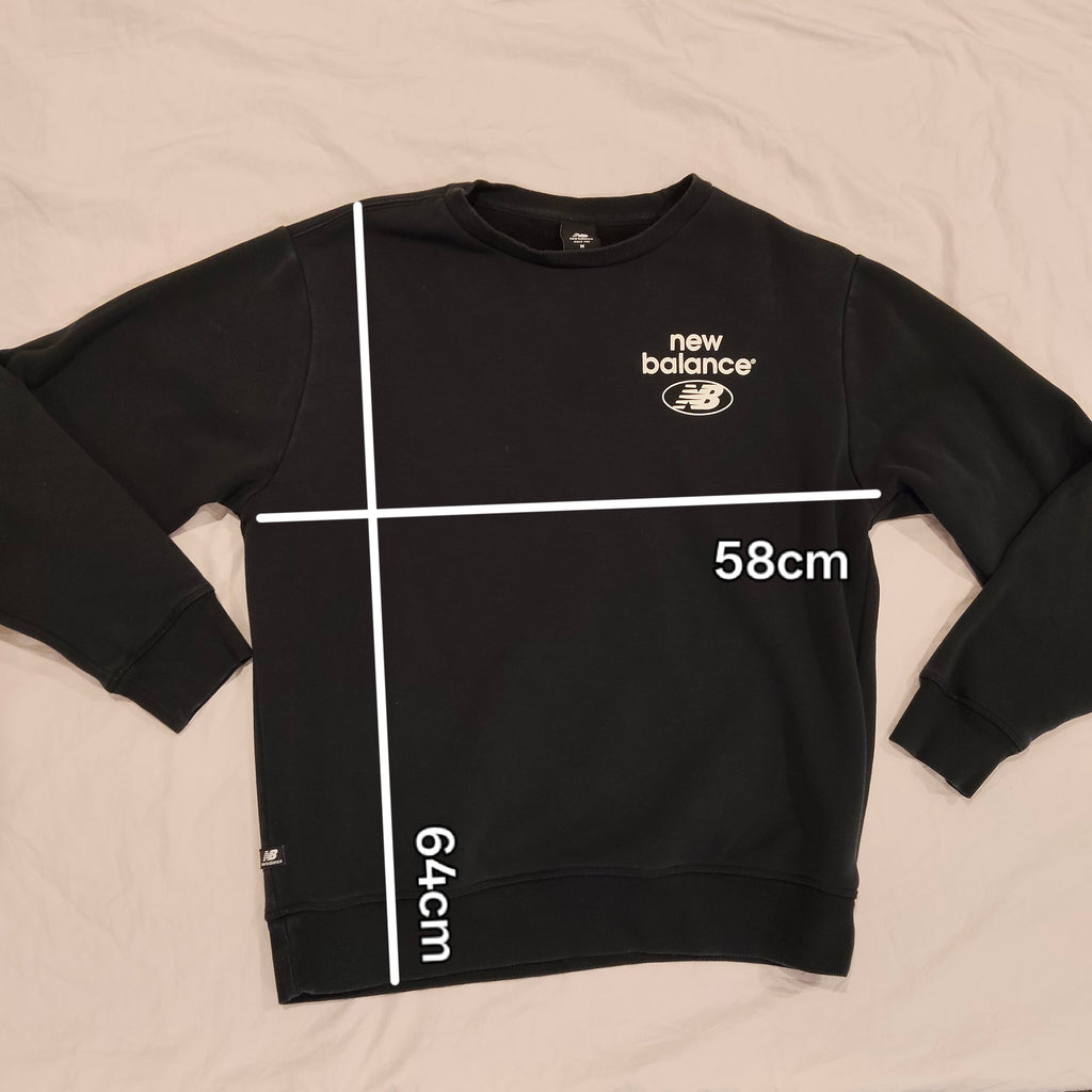 NEW BALANCE Jumper Size M Black Men