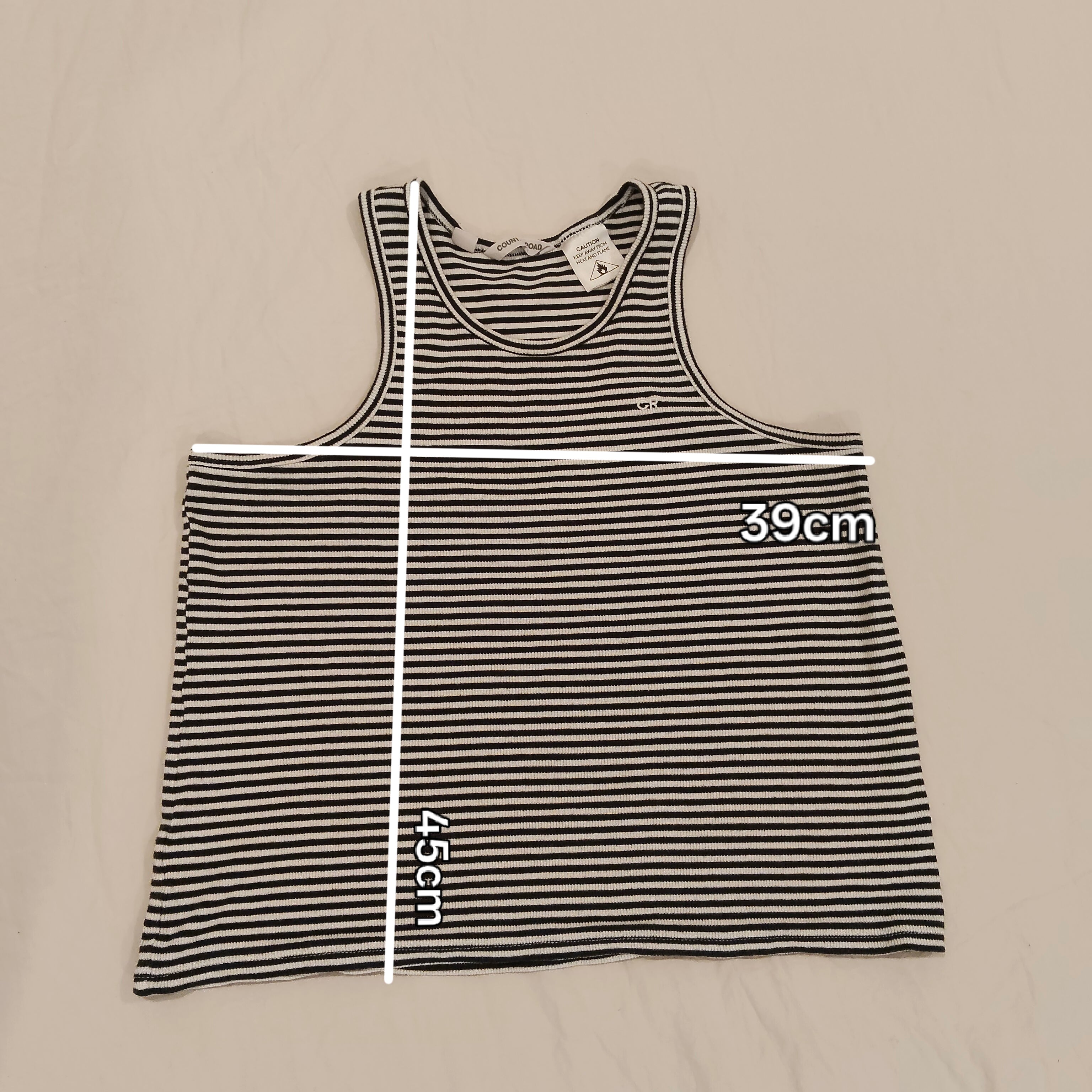 COUNTRY ROAD Tank Top Size 16 Women Striped