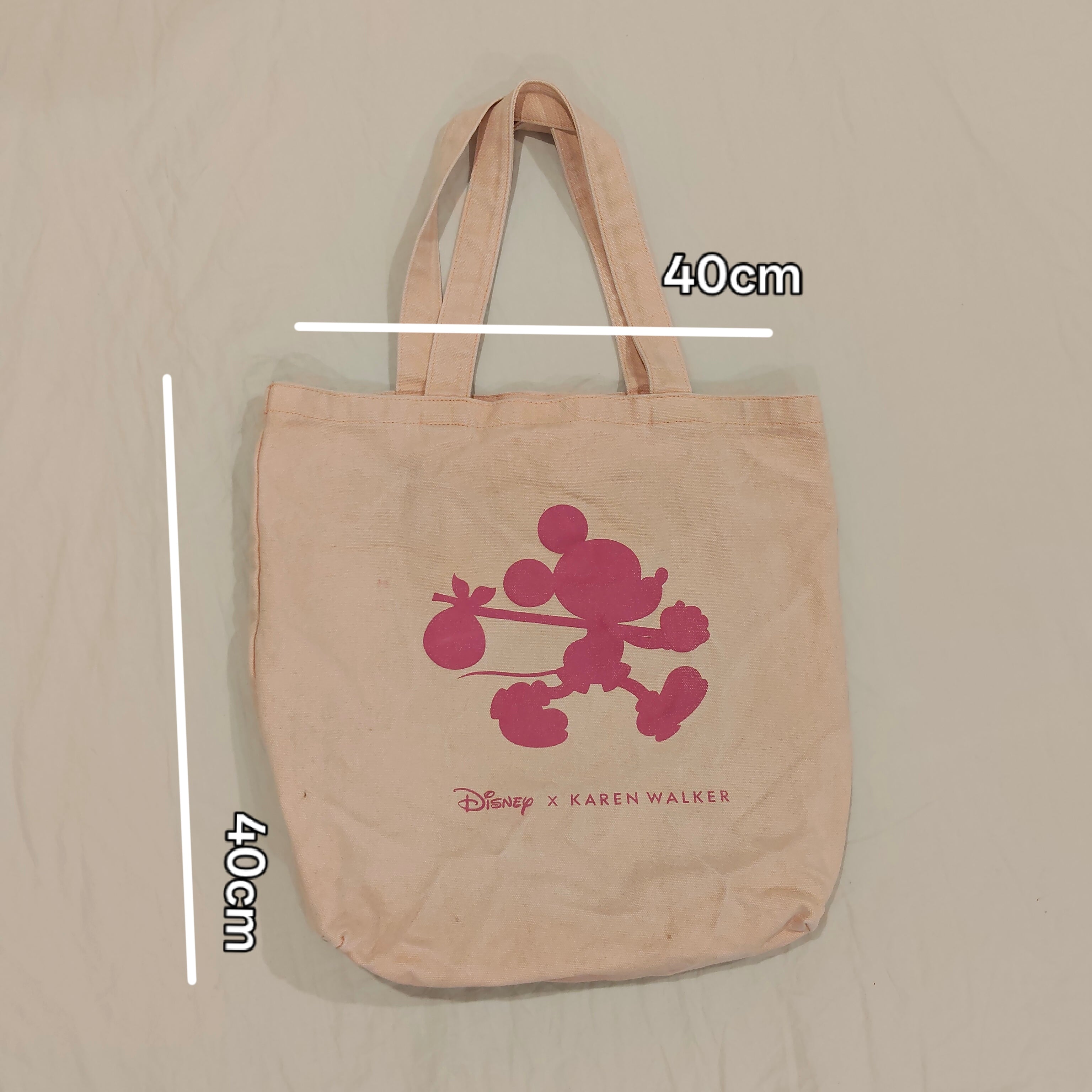 KAREN WALKER Disney Tote Bag (40x40cm)